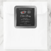 Black Silver Glitter Product Labels Ladybug Logo (Tas)