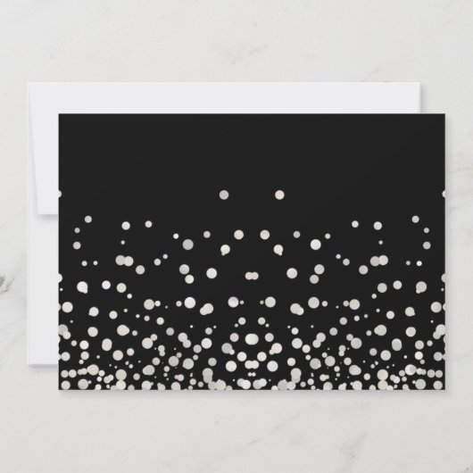 Black Silver Glitter zal je mijn Bridesmaid zijn Kaart (Achterkant)