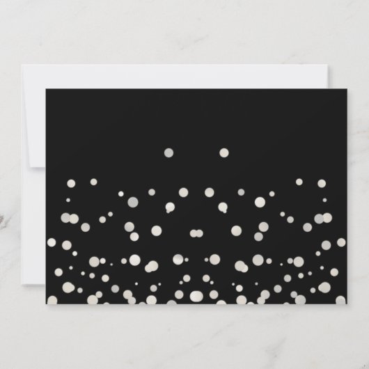 Black Silver GlitterBent u mijn echte matron? Kaart (Achterkant)