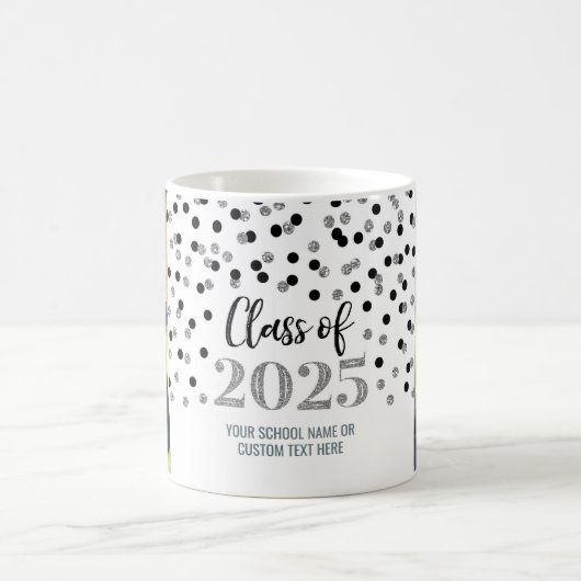 Black Silver Klasse van 2025 Koffie Mok (Center)