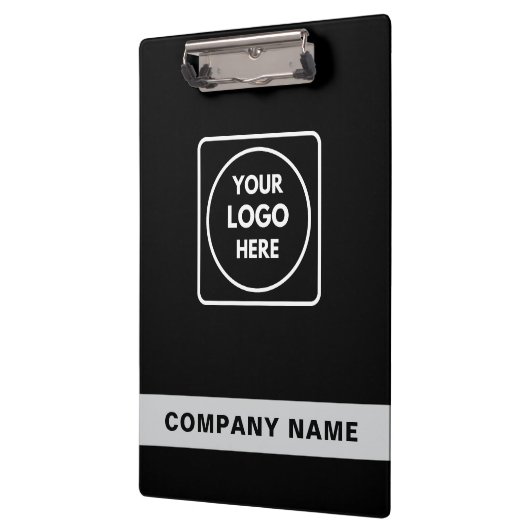 Black Silver Logo Template clipboard Klembord (Links)