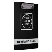 Black Silver Logo Template clipboard Klembord (Rechts)