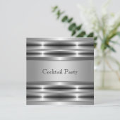 Black Silver Mans 30e verjaardagsfeest Kaart (Staand voorkant)