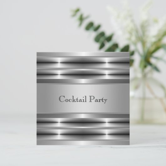 Black Silver Mans 30e verjaardagsfeest Kaart (Staand voorkant)