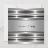 Black Silver Mans 30e verjaardagsfeest Kaart (Voorkant)