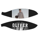 Black Silver Metallic Ball Name Foto Basketbal (Panelen)