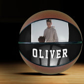 Black Silver Metallic Ball Name Foto Basketbal