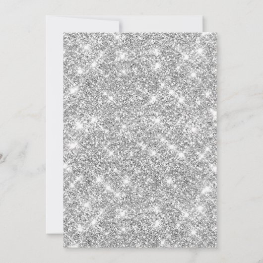 Black Silver Pensioen Partij Kaart (Achterkant)