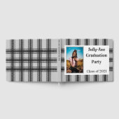 Black Silver Photo Graduparty Gastenboek (Volledig)