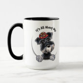 Black Silver Schnauzer IAAM Mok (Links)