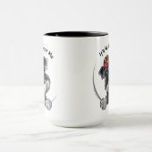 Black Silver Schnauzer IAAM Mok (Midden)