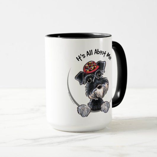 Black Silver Schnauzer IAAM Mok (Voorkant rechts)