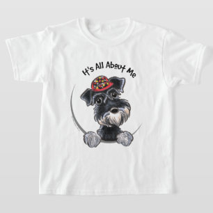 Black Silver Schnauzer IAAM T-shirt