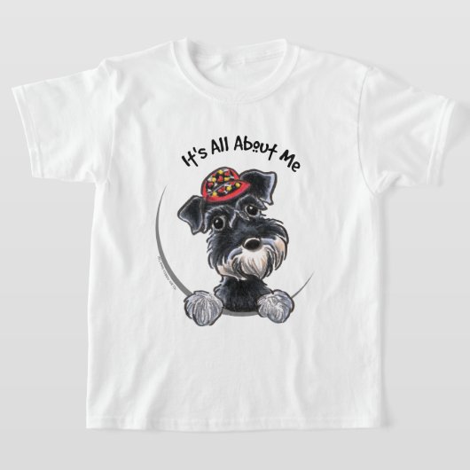 Black Silver Schnauzer IAAM T-shirt (Laagn)