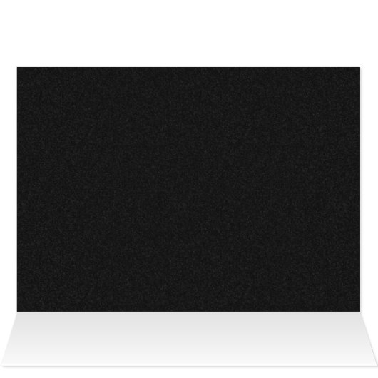 Black Silver Snowflakes Winter bruiloft Bedankt (Binnen Horizontaal (Boven))