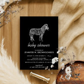 Black Simple Basic Linear-Zebra Kaart