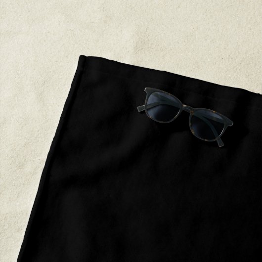 Black Simple Business Logo Strandlaken (In situ)