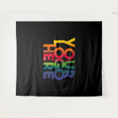 Black Simple Business Logo Wandkleed (Voorkant (horizontaal))