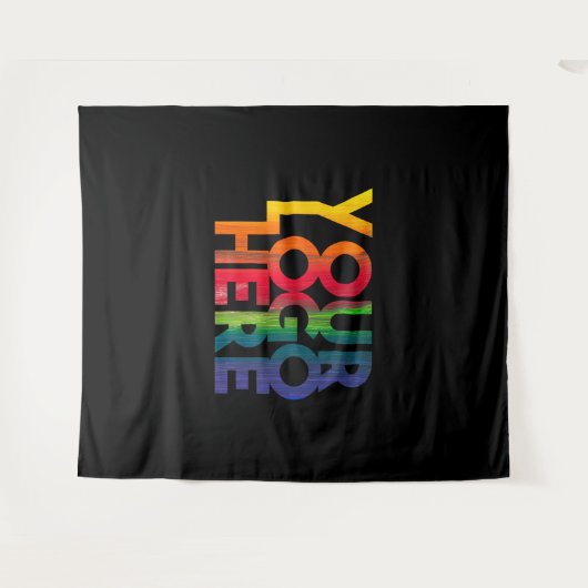 Black Simple Business Logo Wandkleed (Voorkant (horizontaal))