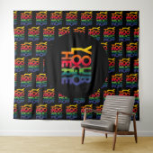 Black Simple Business Logo Wandkleed (In Situ (horizontaal))