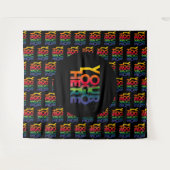 Black Simple Business Logo Wandkleed (Voorkant (horizontaal))