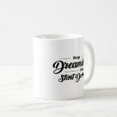 Black Simple Quottes-Mok Koffiemok (Voorkant rechts)