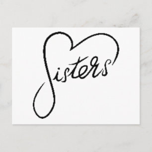 black sisters briefkaart