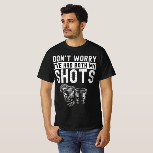 Black Sjabloon Value-Shirt T-shirt (Voorkant volledig)