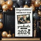 Black Sketch 2025 Congrats Afstudeerfeest Spandoek