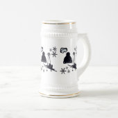 Black ski & winter designs bierpul (Voorkant rechts)