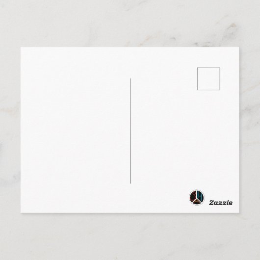 Black ski & winter designs  briefkaart (Achterkant)