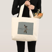 Black Skimmer Photo Grote Tote Bag (Voorkant (product))