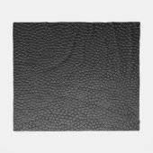 Black skin skin texture skin fleece deken (Voorkant (Horizontaal))