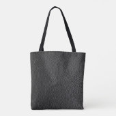 Black skin skin texture skin tote bag (Achterkant)