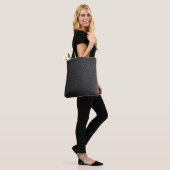 Black skin skin texture skin tote bag (Op model)
