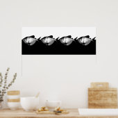 Black Skirt Tetra School Poster (Keuken)