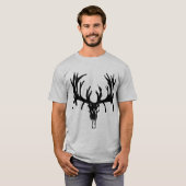 Black Skull-aanpassing T-shirt (Voorkant volledig)
