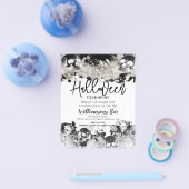 Black Skull Halloween Flyer Sjabloon (Enkel)