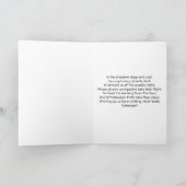 Black Skull Halloween Kaart (Binnen)