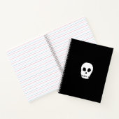 Black Skull Minimal Notitieboek (Binnen)