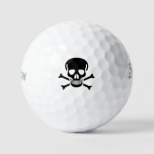 Black Skull Srixon Soft Feel golfballen 3-pack (Voorkant)