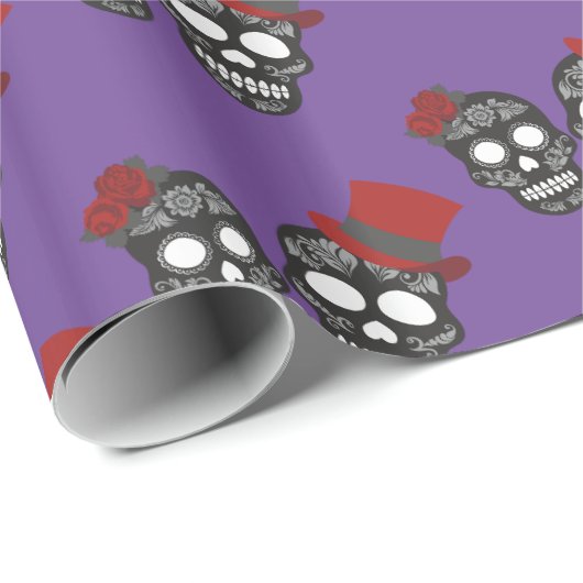 Black skulls Duo Thunder_Cove Cadeaupapier (Rol Hoek)