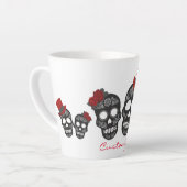 Black skulls Duo Thunder_Cove Latte Mok (Linkerhoek)