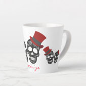 Black skulls Duo Thunder_Cove Latte Mok (Rechterhoek)