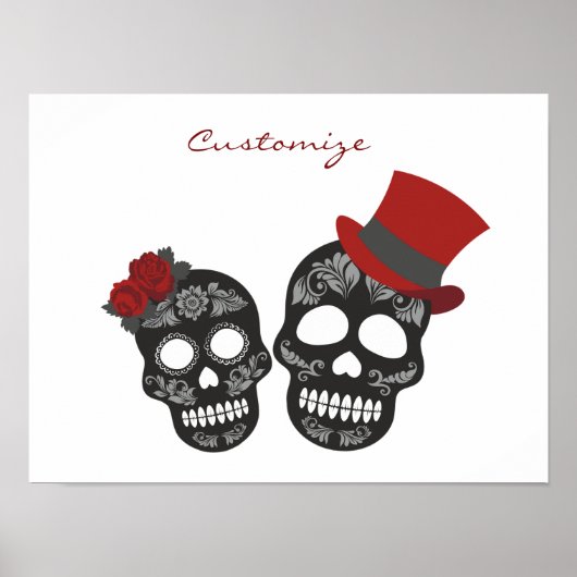 Black skulls Duo Thunder_Cove Poster (Voorkant)