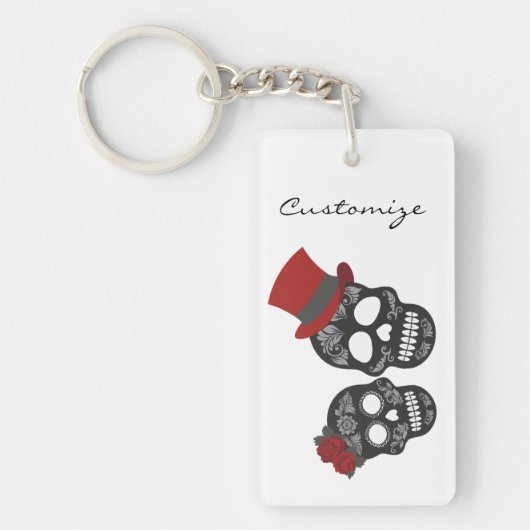 Black skulls Duo Thunder_Cove Sleutelhanger (Voorkant)