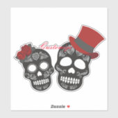 Black skulls Duo Thunder_Cove Sticker (Vel)