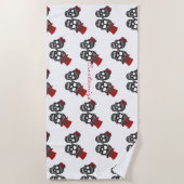 Black skulls Duo Thunder_Cove Strandlaken (Voorkant)