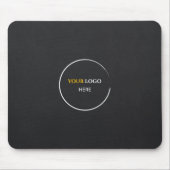 Black Slate Mousepad Muismat (Voorkant)