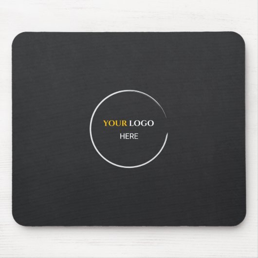 Black Slate Mousepad Muismat (Voorkant)